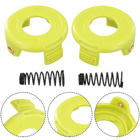 Set Grass Trimmer Spool Cover Spring Set For Ryobi Rac Spool