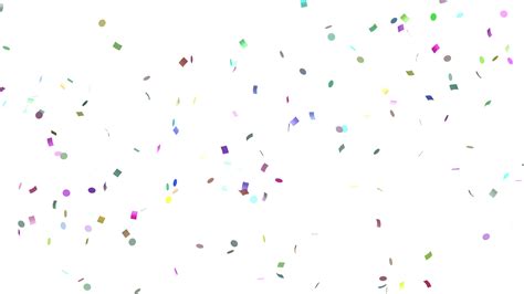 Confetti Falling Multiple Color Shapes 2 Effect Footagecrate Free