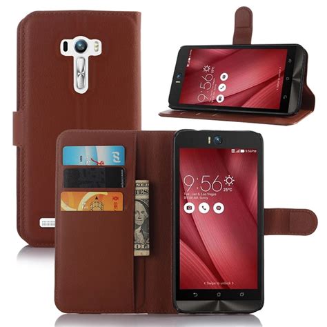 Luxury Leather Wallet Flip Leather Capa Cover For Asus Phone Case For