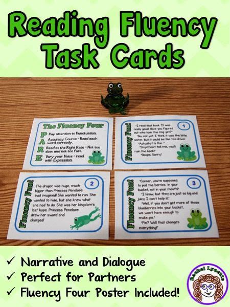 Reading Fluency Task Cards Set 2 Upper Elementary Fun Read Aloud