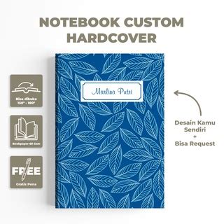 Jual NOTEBOOK CUSTOM PATERN Custom Notebook Hardcover NOTEBOOK UNIK