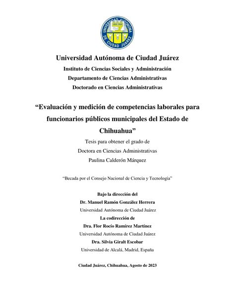 Pdf Universidad Autónoma De Ciudad Juárez