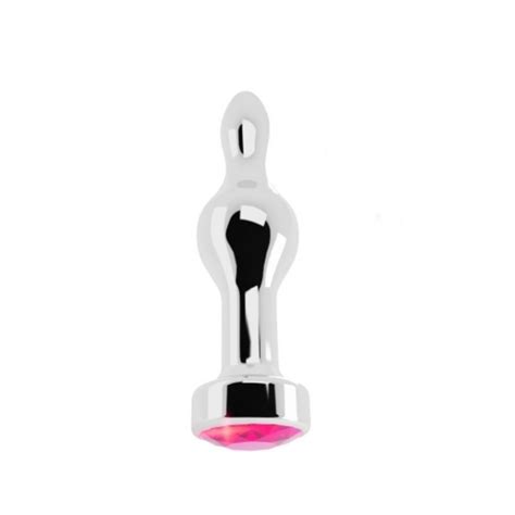 Plug Anal Bijou Fusée Perlée Rose Large Choix de Bijoux d Anus