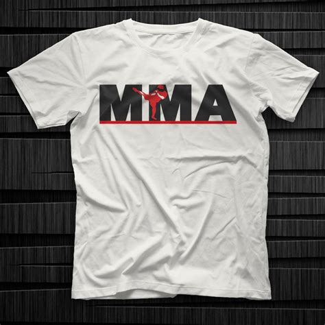 Mma White Unisex T Shirt T Shirt Sport T Shirt Shirts