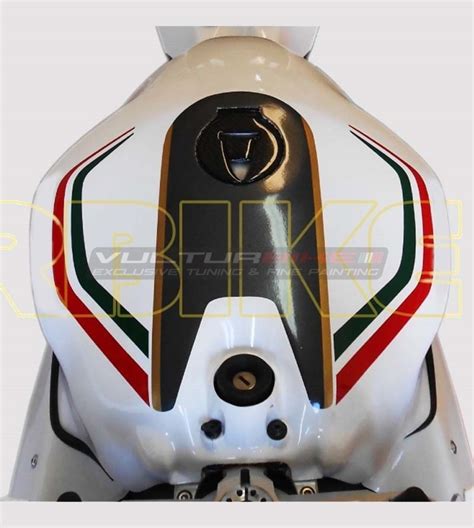 Kit Adesivi Tricolore Per Base Bianca Ducati Panigale 899 1199