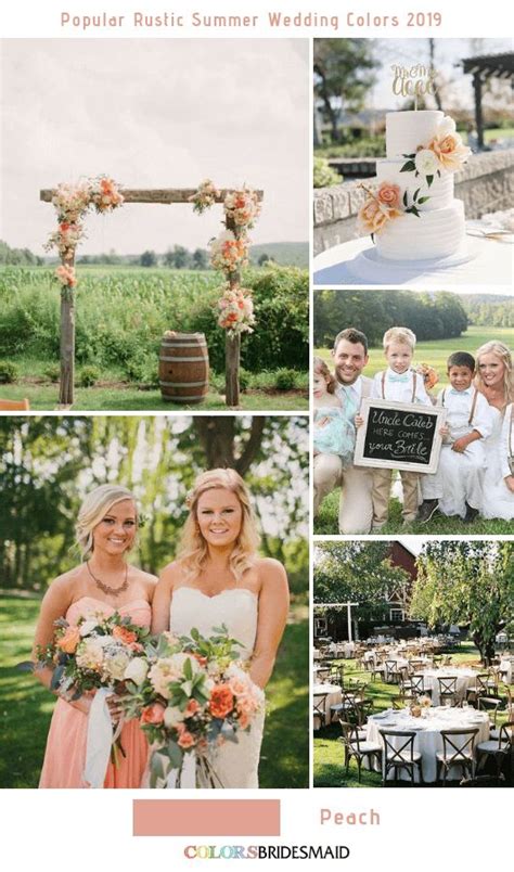 Rustic Summer Wedding Colors