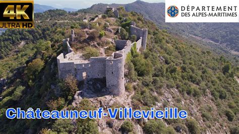 Les ruines de Châteauneuf Villevielle cotedazurfrance département06