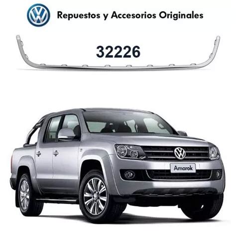 Moldura Paragolpe Volkswagen Amarok Cromada Original Env O Gratis