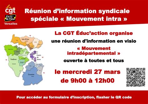 Guide Sur Le Mouvement Intra Départemental 2024 1er Degré Cgt Éduc