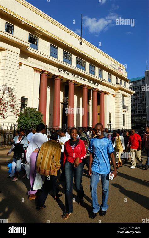 Kenya Nairobi The National Archives Stock Photo Alamy