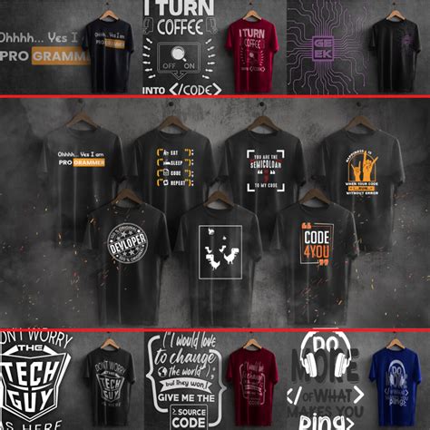 21 premium custom Tech T-shirt Design in Friendly Budget - MasterBundles