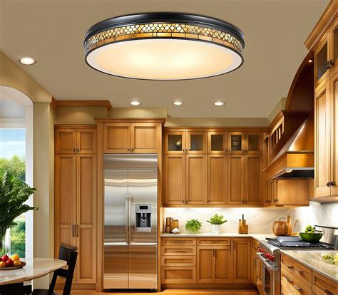 choose   overhead lights  brighten  kitchen
