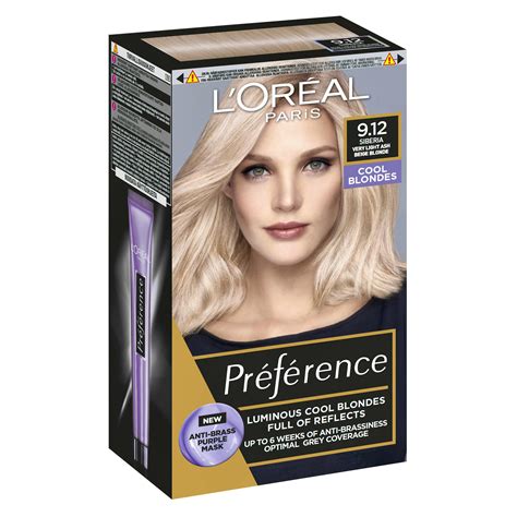 L Oréal Paris Preference 9 12 Siberia Very Light Ash Beige Blonde 1 stk