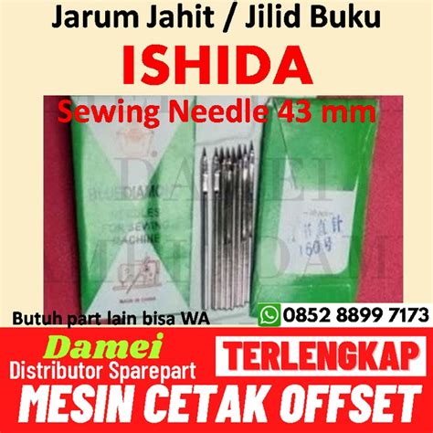 Jual Jarum Mesin Jahit Benang Buku Sewing Machine Ishida Straight