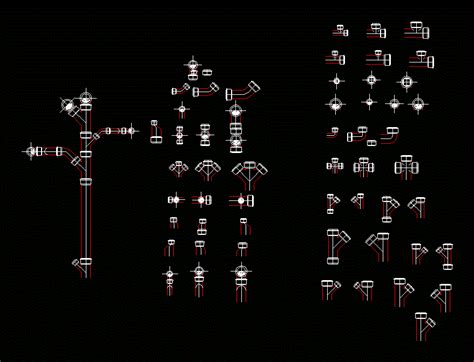 Codos Coples Tuberias En Dwg Kb Librer A Cad