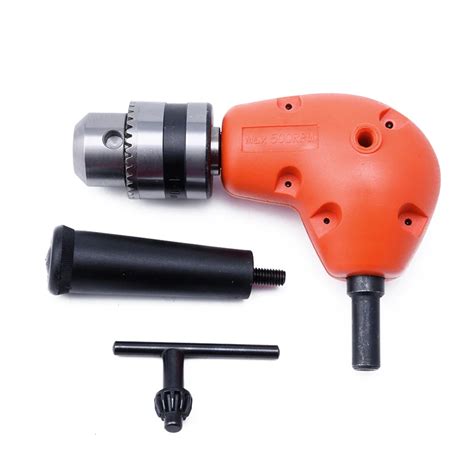 3 8 Grip Right Angle Drill Attachment 90 Degree Handle Key Chuck