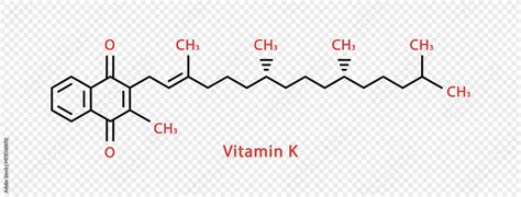 Vitamin K Chemical Formula Vitamin K Structural Chemical Formula