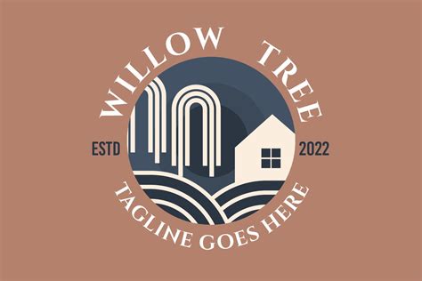 Willow Tree Logo Template 10663048 Vector Art at Vecteezy