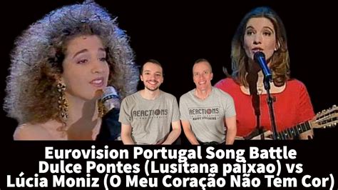 Eurovision Reaction Portugal Dulce Pontes Lusitana Paixao Vs Lúcia