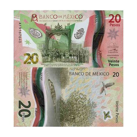 Billet De Banque Collection Mexique W N 132 20 Pesos La Maison