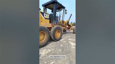 Cat 120k2 Motor Grader Working Construction Site Shorts Cat Grader Caterpillar Construction