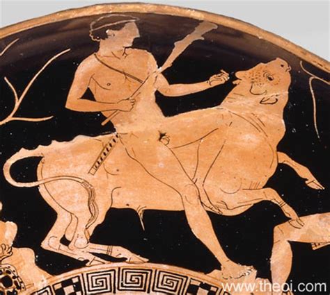 CRETAN BULL Tauros Kretaios Labour Of Heracles In Greek Mythology