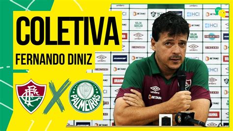 Coletiva FERNANDO DINIZ FLUMINENSE 2 X 1 PALMEIRAS YouTube