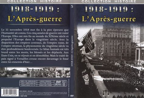 Jaquette DVD de Collection Histoire DVD 5 1918 - 1919 L'après guerre