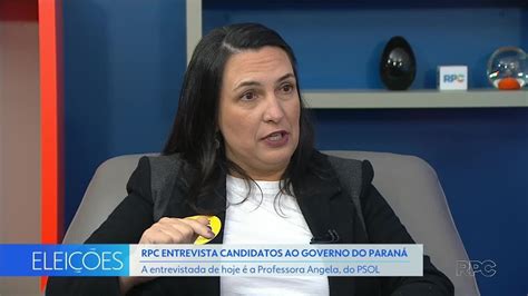 Professora Angela PSOL candidata ao governo do Paraná é