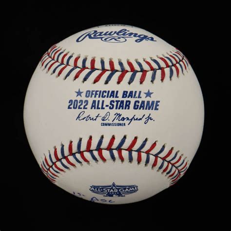 Garrett Cooper Signed All Star Game Logo Baseball Inscribed St