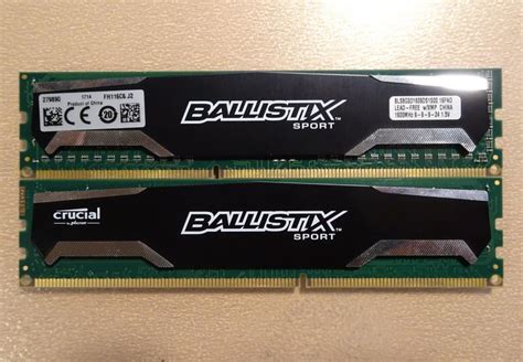 16gb Crucial Ballistix Sport 2x 8gb Ddr3 1600mhz Pc3 12800