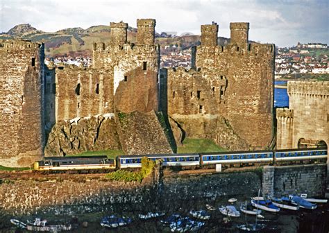 Rail Photoprints Class 37 4 37402 Conway Castle 041293 Br623