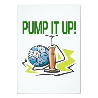 Pump It Up Invitations & Announcements | Zazzle