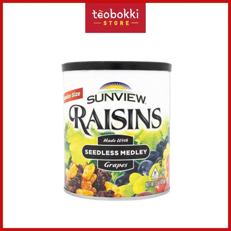 Raisins Sunview Seedless Raisins G Shopee Philippines