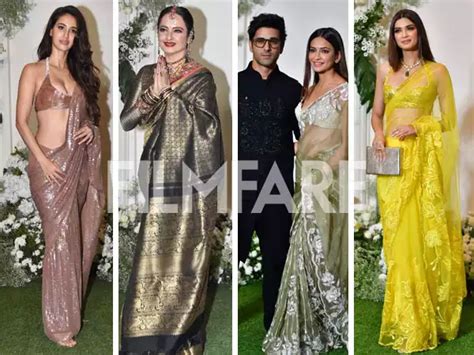 Disha Patani, Rekha and more attend Manish Malhotra’s star studded Diwali party