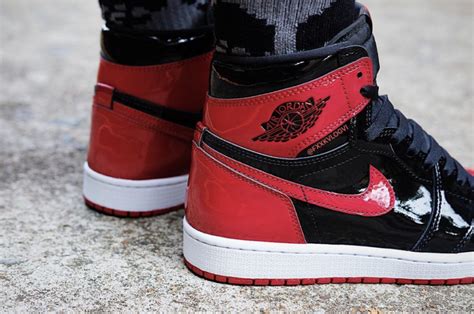 Air Jordan 1 Bred Patent Leather 555088 063 Release Date Sbd