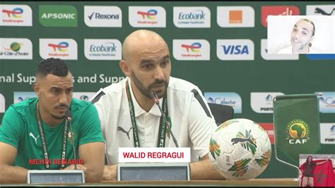 Conference De Presse De Walid Regragui Pour Le Match Maroc Vs Rd Congo