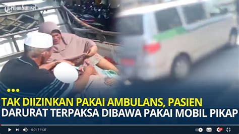 Viral Tak Diizinkan Pakai Ambulans Pasien Kecelakaan Di Muaragembong