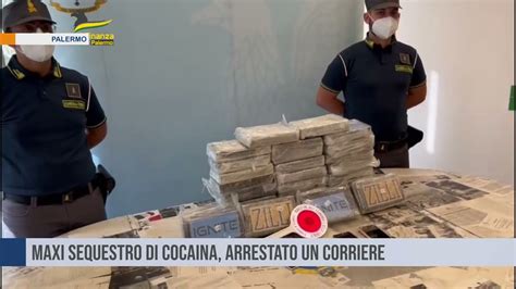 Palermo Maxi Sequestro Di Cocaina Arrestato Un Corriere Youtube