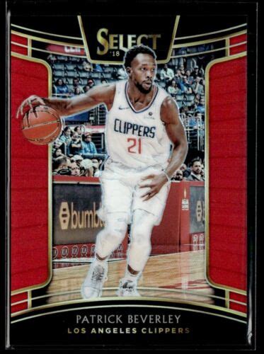 Patrick Beverley 2018 19 Panini Select Concourse Red Prizm 199 80 Los