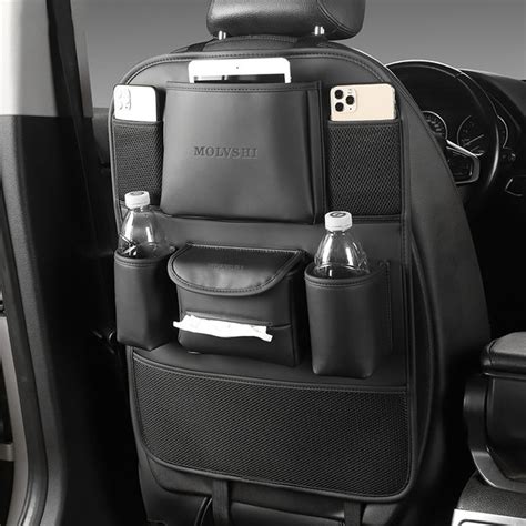 Car Seat Back Storage Bag Hanging Bag Leather Car Seat Back Storage Bag