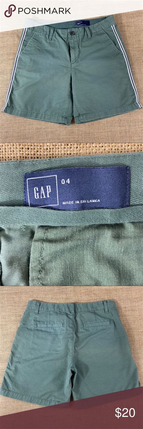 Gap Army Green Cargo Shorts Size 4 Cargo Shorts Army Green Gym Shorts Womens