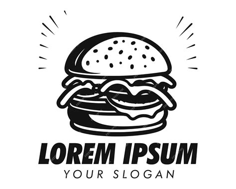 Premium Vector Vector Burger Logo Design