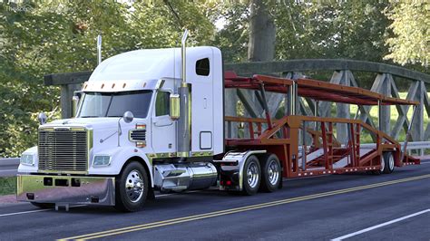 Freightliner Sd Con Remolque De Transporte Modelo D Lxo Ma