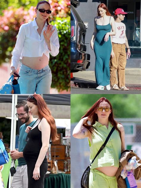 Sophie Turner Pregnant Collage Rpregcelebs