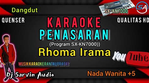 Rhoma Irama Penasaran Karaoke Nada Wanita Sx Kn Youtube