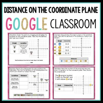 Distance On The Coordinate Plane Digital Activities Ns By Fifth