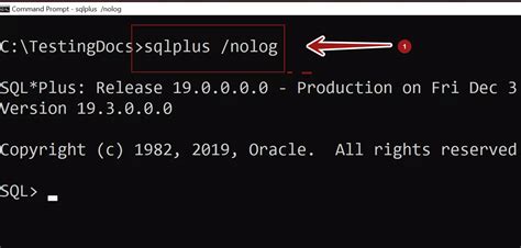 How To Connect To Oracle Database Using Sqlplus Command Line Windows