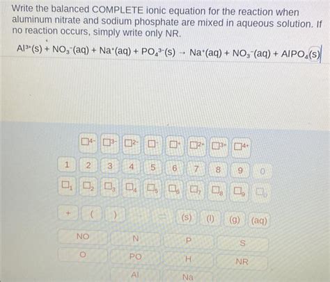 Solved Write The Balanced COMPLETE Ionic Equation Flr The Chegg