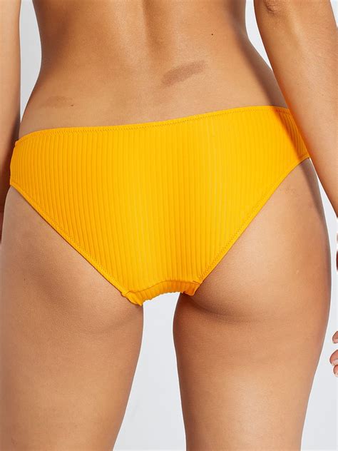 Braguita de bikini de canalé fino AMARILLO Kiabi 6 00